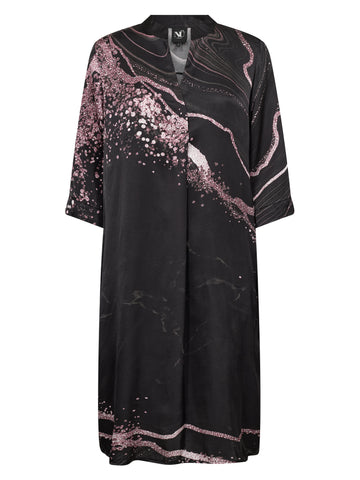 NÜ Cilje Tunika-Kleid Kleider Schwarz mix