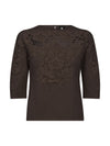 NÜ DAC Bluse gestrickt Blusen 289 Brown