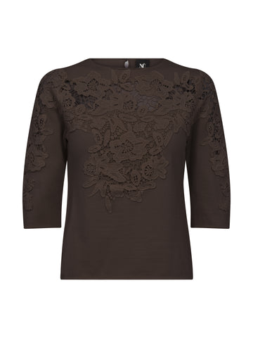 NÜ DAC Bluse gestrickt Blusen 289 Brown