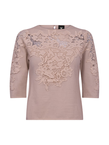 NÜ DAC Bluse gestrickt Blusen 608 Rose