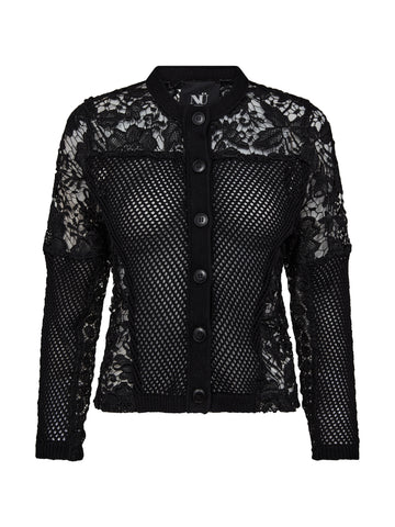 NÜ DAC Jacke gestrickt Jacken Schwarz