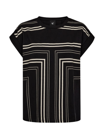 NÜ DAIMI T-Shirt Tops und T-shirts Schwarz