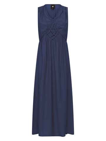 NÜ DALIA Kleid Zopf Kleider 476 Navy