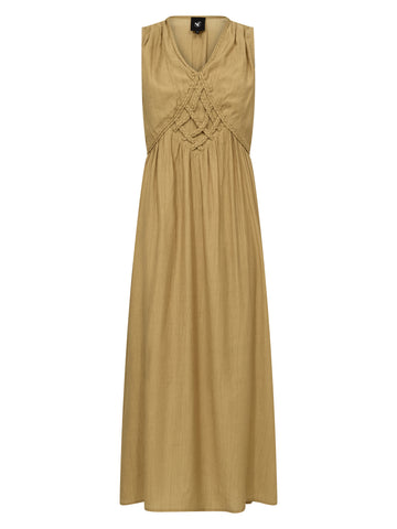 NÜ DALIA Kleid Zopf Kleider 520 Yellow