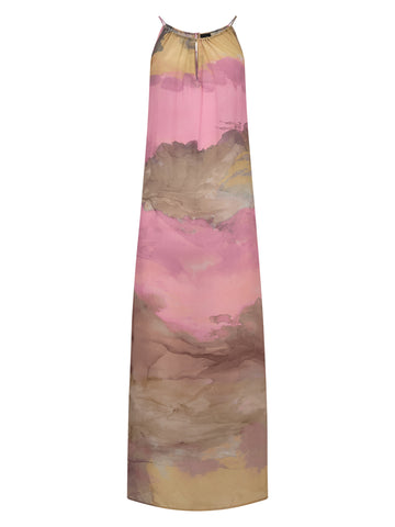 NÜ DANA Langes Abendkleid Kleider 635 Pink mix