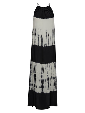 NÜ DANA Langes Abendkleid Kleider Schwarz mix