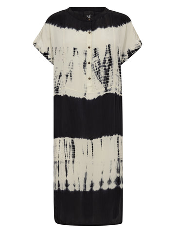 NÜ DANA Tunika Kleid Kleider Schwarz mix