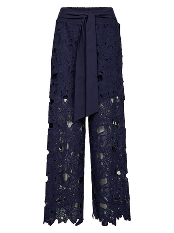 NÜ DECIA Spitzenhose Hosen 476 Navy