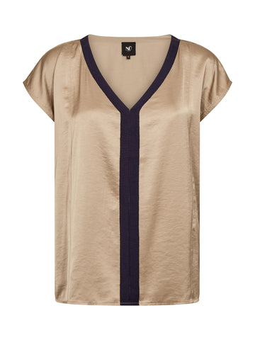 NÜ DIEM Top Tops und T-shirts 476 Navy Mix