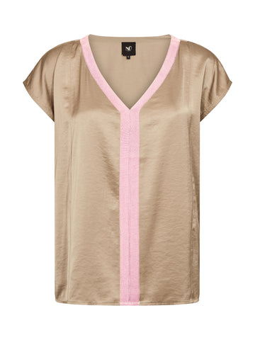 NÜ DIEM Top Tops und T-shirts 635 Pink mix