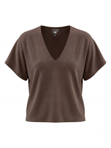 NÜ DITTE RONNIE top Tops und T-shirts 289 Brown