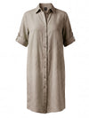 NÜ DORIS Leinenkleid Kleider 125 Seasand