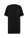NÜ Dini Tee long Tops und T-shirts Schwarz