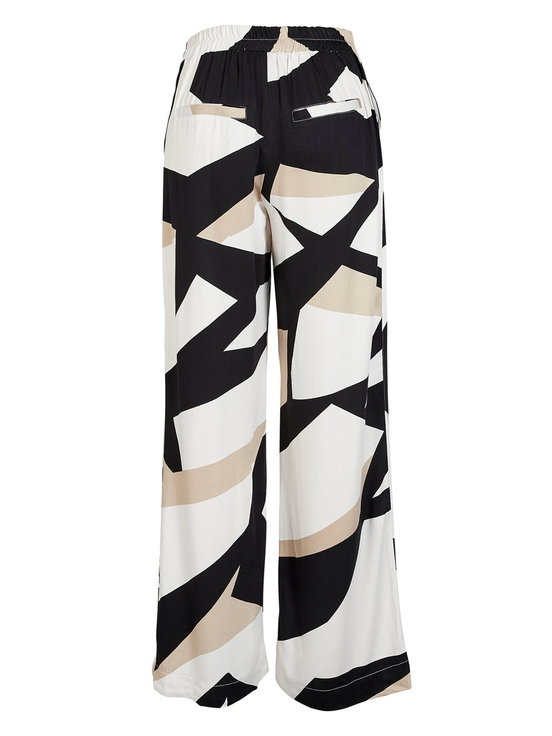 NÜ ELINA ZOE Hose Hosen Schwarz mix
