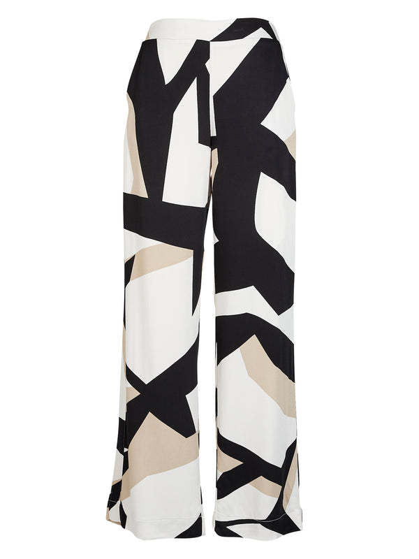 NÜ ELINA ZOE Hose Hosen Schwarz mix