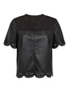 NÜ EMBERLY T-Shirt Tops und T-shirts Schwarz