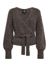 NÜ ENICE Wickelstrick Strick 289 Brown