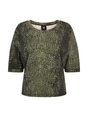 NÜ ENOLA T-Shirt Tops und T-shirts 393 Army Croco