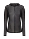 NÜ ENYA Netzshirt Tops und T-shirts Schwarz