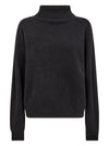 NÜ ERIKKA Pullover gestrickt Strick Schwarz