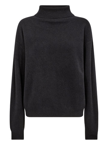 NÜ ERIKKA Pullover gestrickt Strick Schwarz
