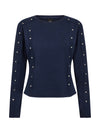 NÜ ERIN Langarm-T-Shirt Tops und T-shirts 476 Navy