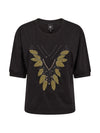 NÜ ERIN T-Shirt Tops und T-shirts Schwarz