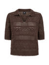 NÜ ETTA Top Gestrickt Blusen 289 Brown