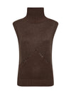 NÜ EVALINA Strickweste Weste 289 Brown