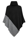 NÜ EVE Poncho-Strick Ponchos 901 Grey mix