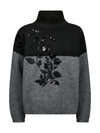 NÜ EVE Strickbluse Strick 901 Grey mix