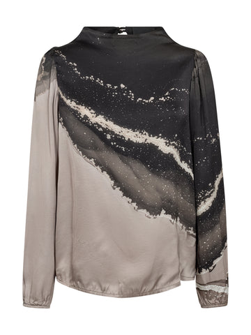 NÜ FIA blouse Blusen 249 Cigar mix