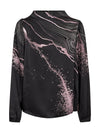 NÜ FIA blouse Blusen Schwarz mix