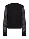 NÜ FIE blouse knit Strick Schwarz