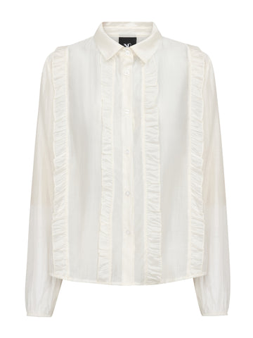 NÜ FINLEY shirt Hemdblusen 110 Creme