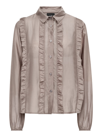 NÜ FINLEY shirt Hemdblusen 249 Cigar