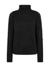 NÜ FIORA blouse knit Strick Schwarz
