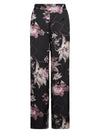 NÜ FLEUR Elina Trousers Hosen Schwarz mix