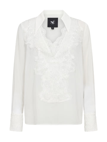 NÜ FRIDA shirt Hemdblusen 110 Creme