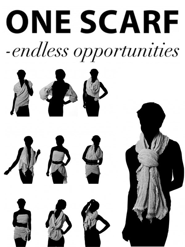 NÜ HOPE Multi-Schal Schals 358 Green Absolute