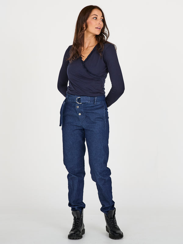 NÜ Jane Trousers Denim Trousers 486 Denim