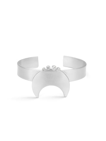 NÜ Moons No. 1 Armreif Jewellery 022 Silver