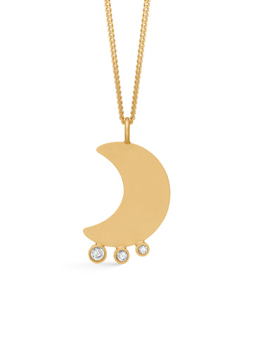 NÜ Moons No. 2 Halskette Jewellery 011 Gold