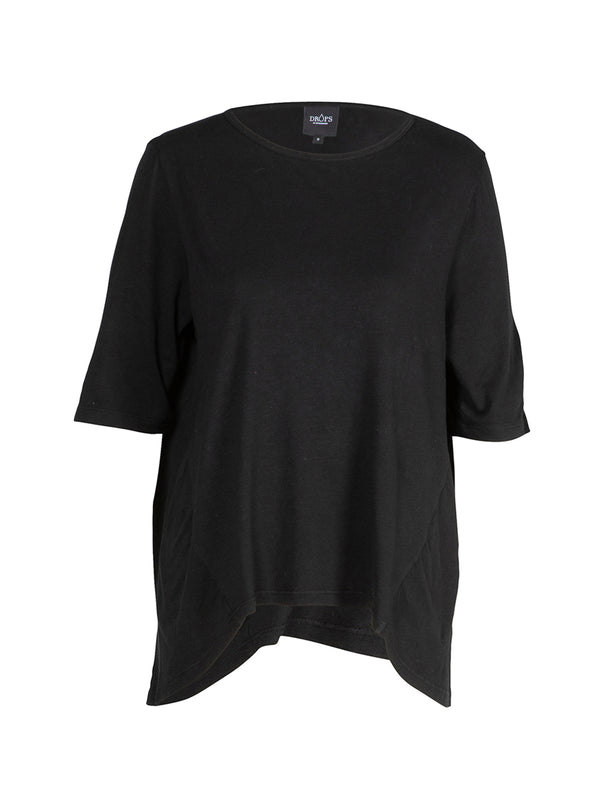 NÜ OAKLEE Oversize T-Shirt Tops und T-shirts Schwarz
