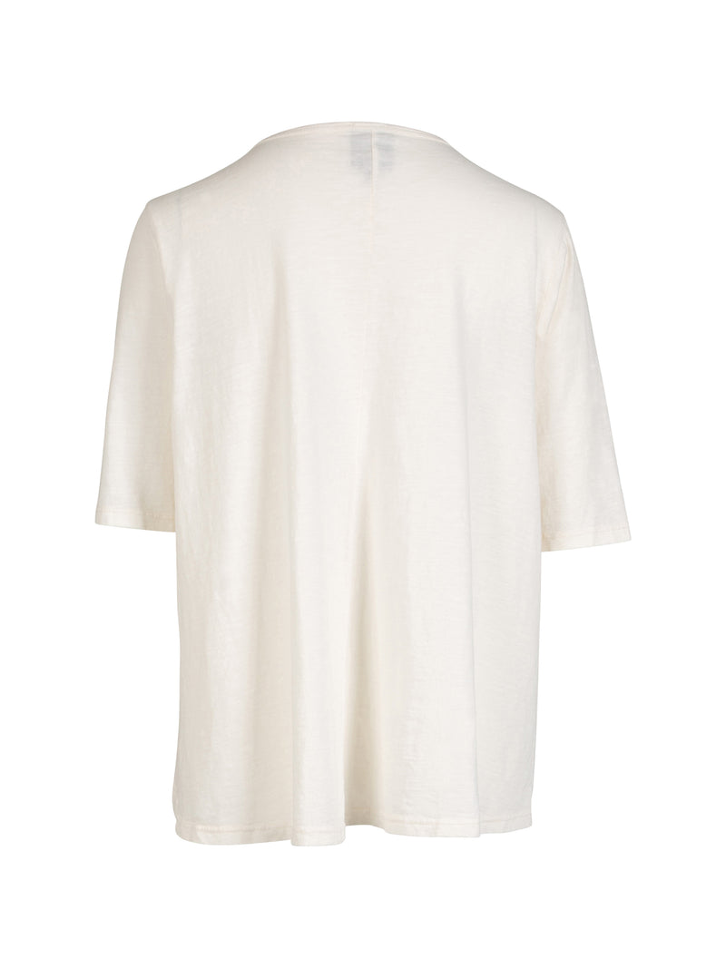 NÜ OAKLEE Oversize T-Shirt Tops und T-shirts 110 Creme