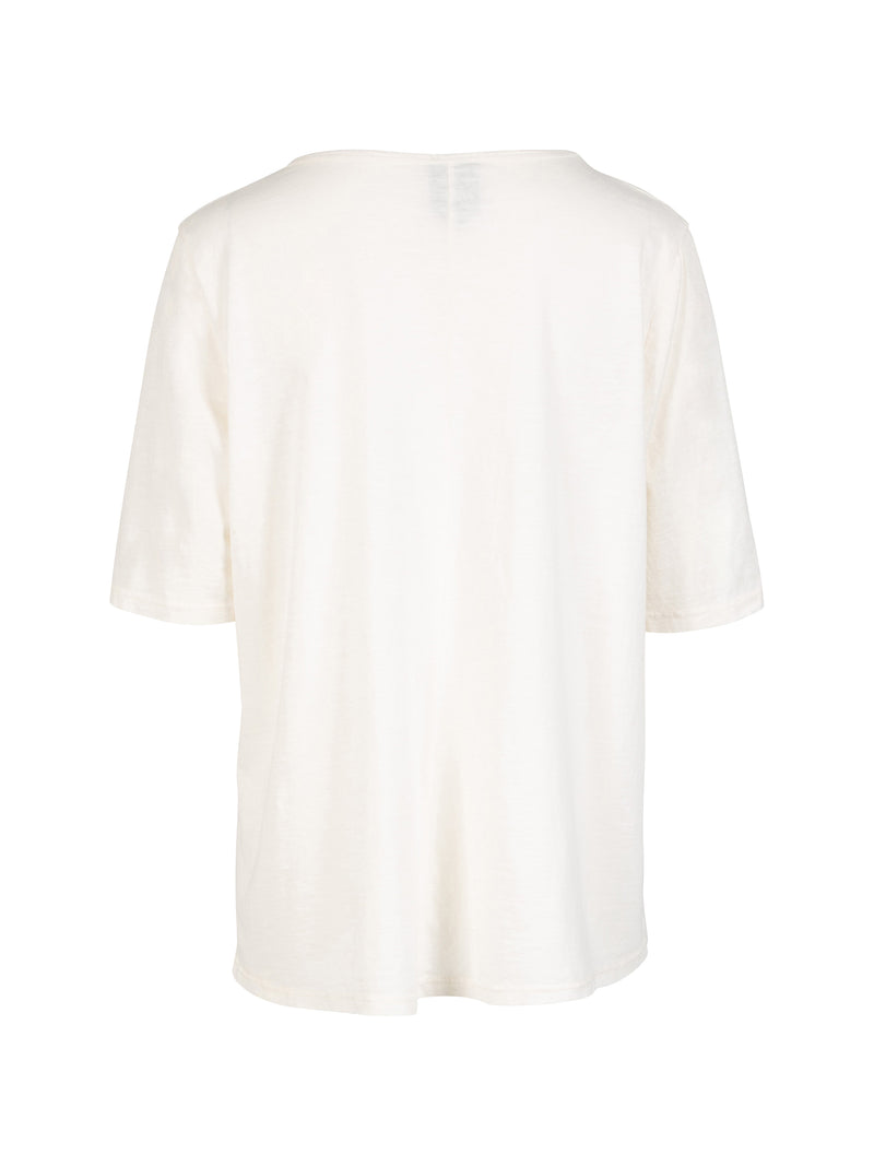 NÜ OAKLEE Oversize T-Shirt Tops und T-shirts 110 Creme