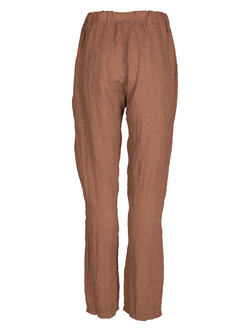 NÜ POLETTE Leinenhose Hosen 286 Mocca Mousse