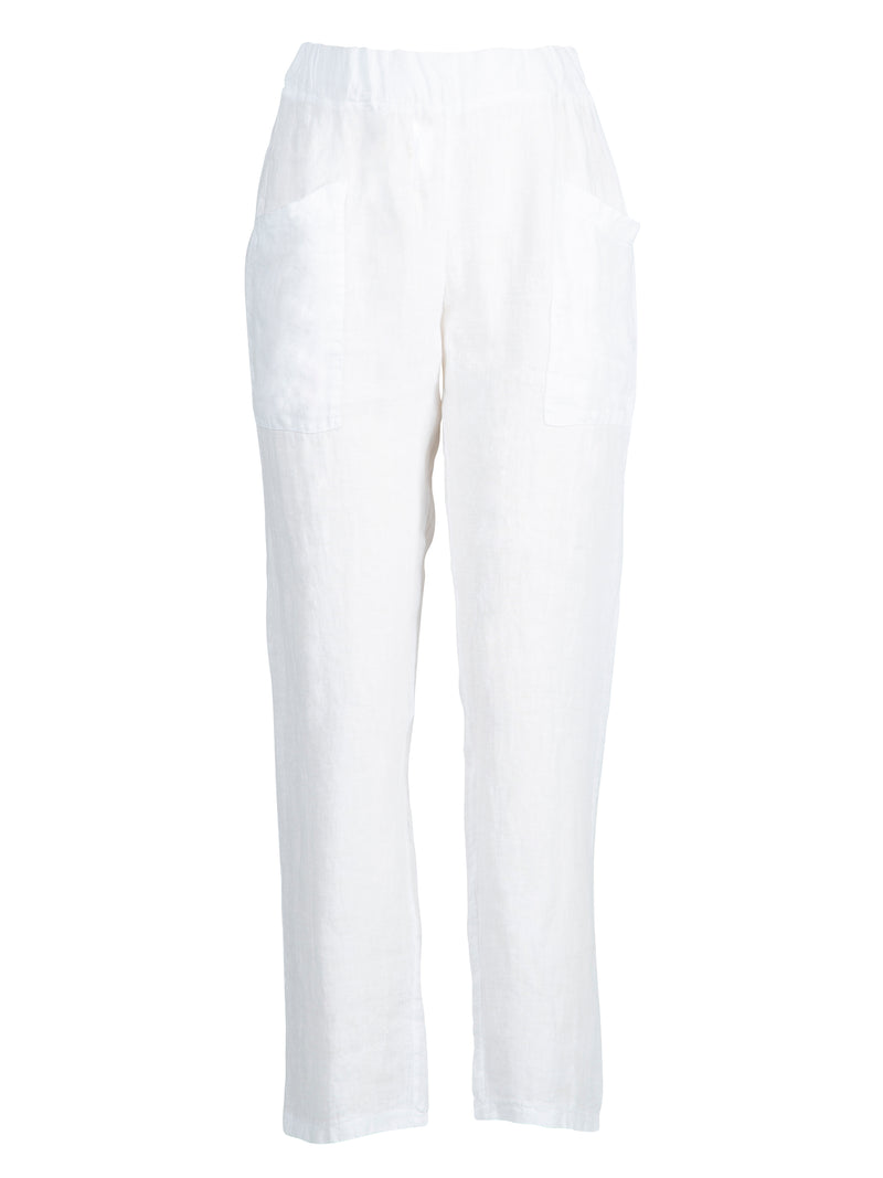 NÜ POLETTE Leinenhose Hosen Weiss