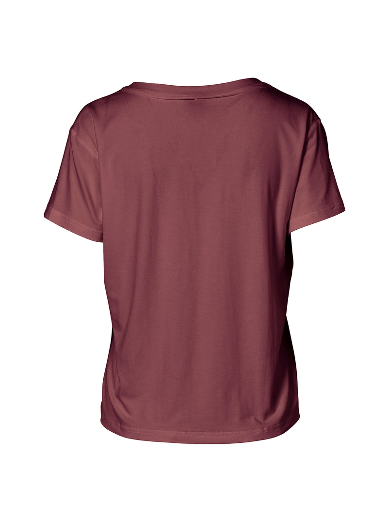 NÜ RUTH T-Shirt Tops und T-shirts 692 Dark plum