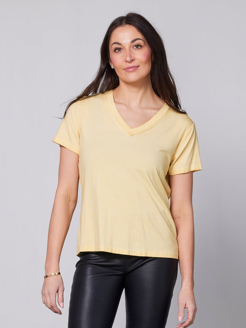 NÜ RUTH T-Shirt Tops und T-shirts 520 Yellow